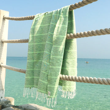 Pistachio Pebble - Koala Handloomed Beach Towels Dubai